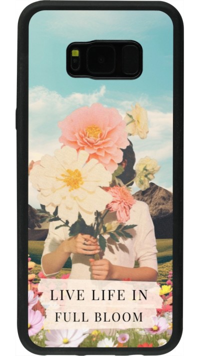 Samsung Galaxy S8+ Case Hülle - Silikon schwarz Live life in full moon Spring 2026
