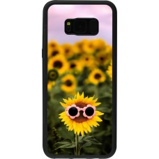 Coque Samsung Galaxy S8+ - Silicone rigide noir Sunflower with glasses Spring 2026