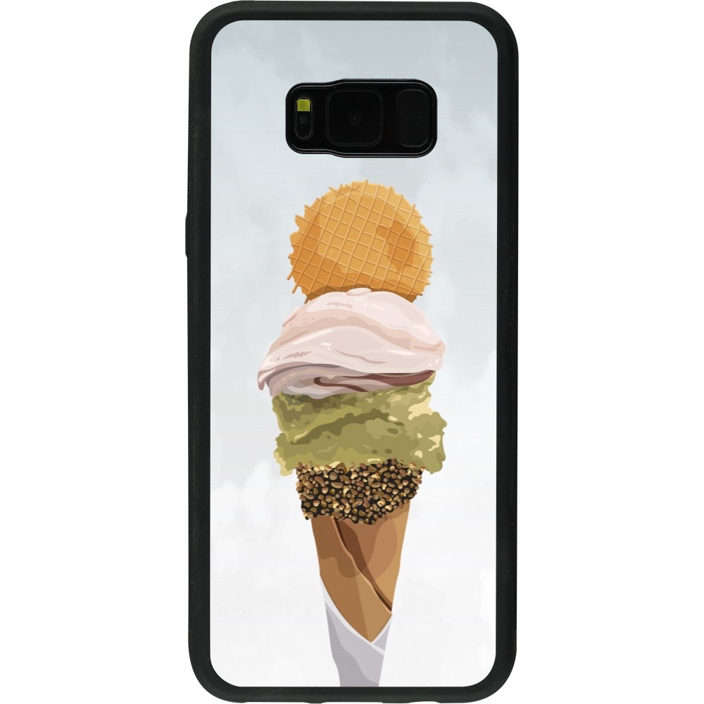 Coque Samsung Galaxy S8+ - Silicone rigide noir Summer 2025 Cornet