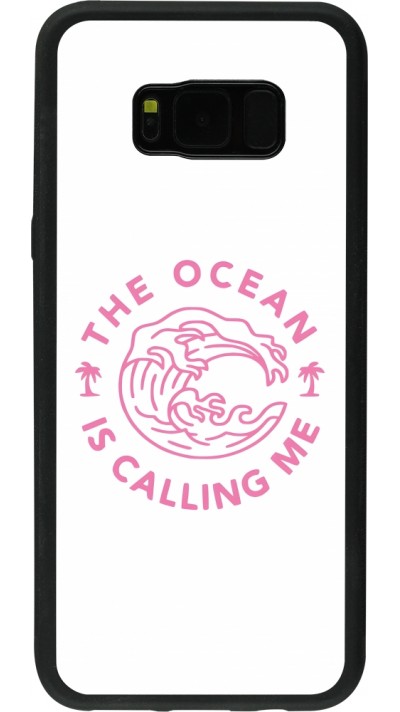Samsung Galaxy S8+ Case Hülle - Silikon schwarz The Ocean is calling me
