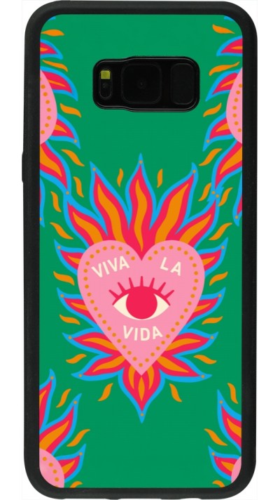 Samsung Galaxy S8+ Case Hülle - Silikon schwarz Viva la vida 2026