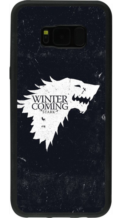 Coque Samsung Galaxy S8+ - Silicone rigide noir Winter is coming Stark
