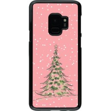 Samsung Galaxy S9 Case Hülle - Christmas 25 Pink Tree
