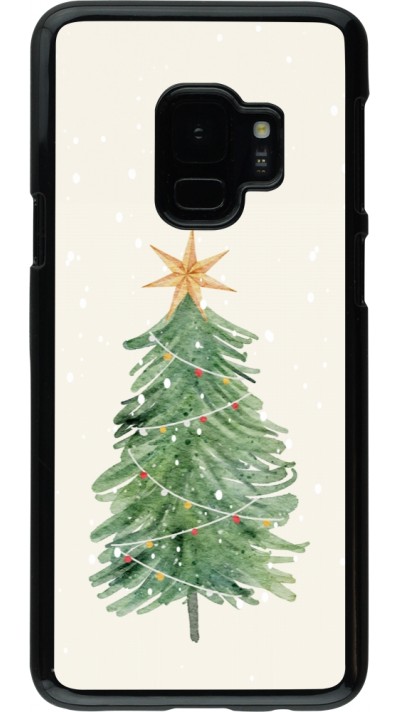 Coque Samsung Galaxy S9 - Christmas 25 Sketch Tree