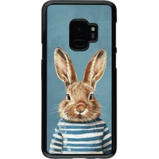 Coque Samsung Galaxy S9 - Easter 2026 Rabbit navy