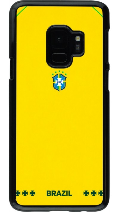 Coque Samsung Galaxy S9 - Maillot de football Bresil 2026 personnalisable