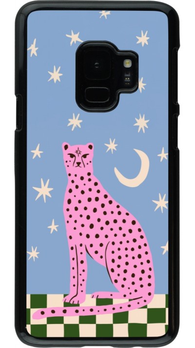 Coque Samsung Galaxy S9 - Pink leopard with stars 2026