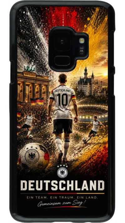 Coque Samsung Galaxy S9 - Football Allemagne splash 2026