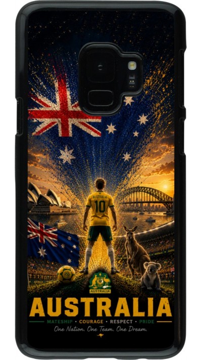 Coque Samsung Galaxy S9 - Football Australie splash 2026