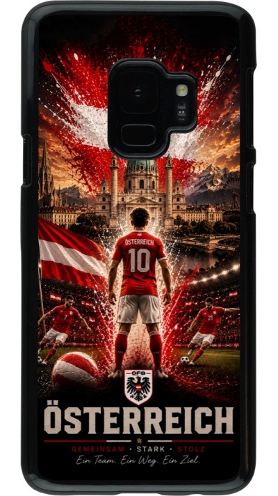 Coque Samsung Galaxy S9 - Football Autriche splash 2026