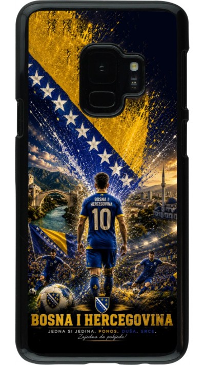 Coque Samsung Galaxy S9 - Football Bosnie-Herzégovine splash 2026