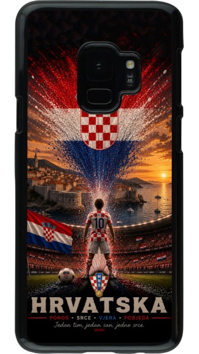 Coque Samsung Galaxy S9 - Football Croatie splash 2026