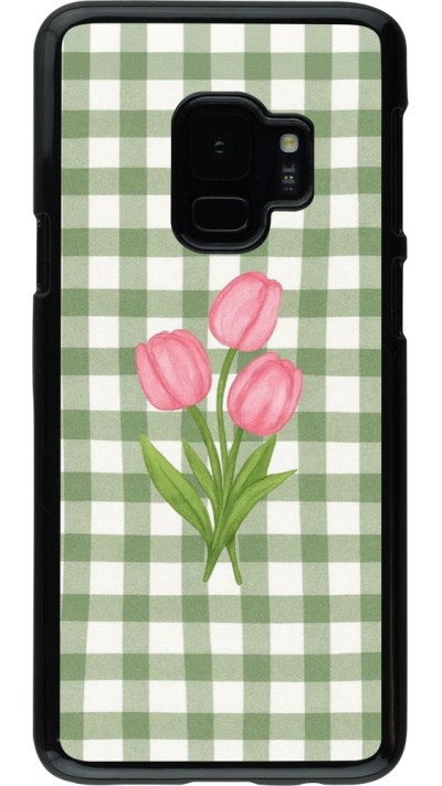 Coque Samsung Galaxy S9 - Green vichy tulips 2026