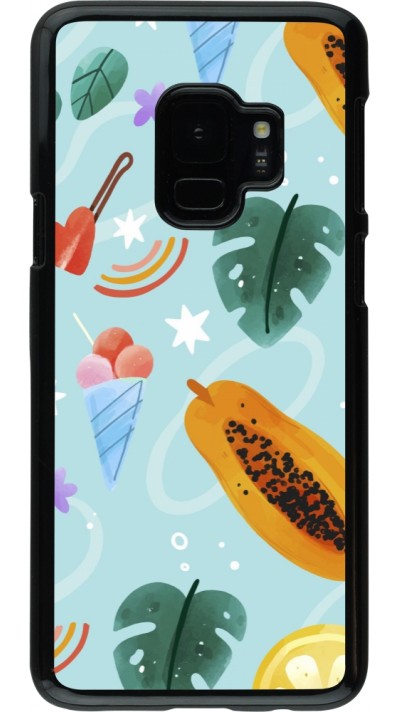 Coque Samsung Galaxy S9 - Summer 2025 Pattern papaya
