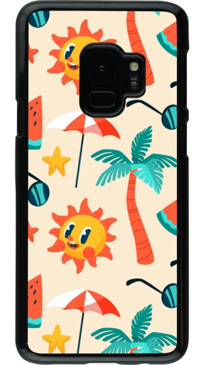 Coque Samsung Galaxy S9 - Summer 2025 Pattern soleil
