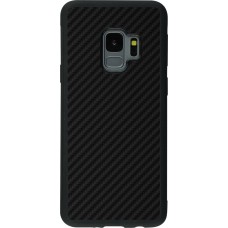 Coque Samsung Galaxy S9 - Silicone rigide noir Carbon Basic