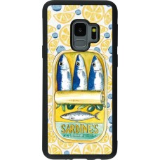 Coque Samsung Galaxy S9 - Silicone rigide noir Sardines in oil 2026