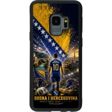 Coque Samsung Galaxy S9 - Silicone rigide noir Football Bosnie-Herzégovine splash 2026