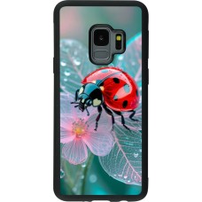 Coque Samsung Galaxy S9 - Silicone rigide noir Ladybird in bloom Spring 2026