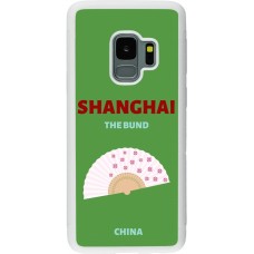 Coque Samsung Galaxy S9 - Silicone rigide blanc Pop Summer Destination Shanghai