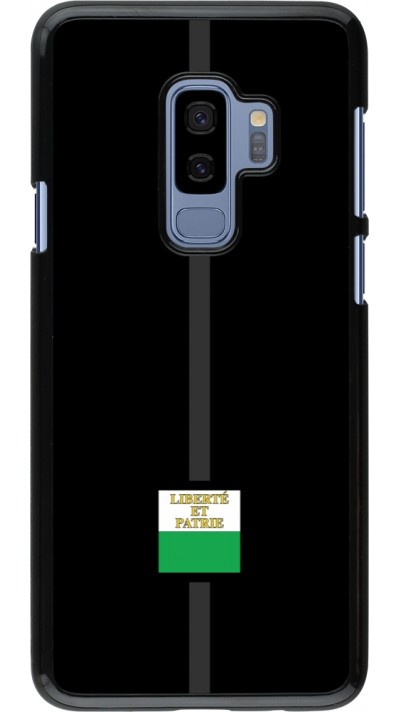 Samsung Galaxy S9+ Case Hülle - Kanton VD schwarz