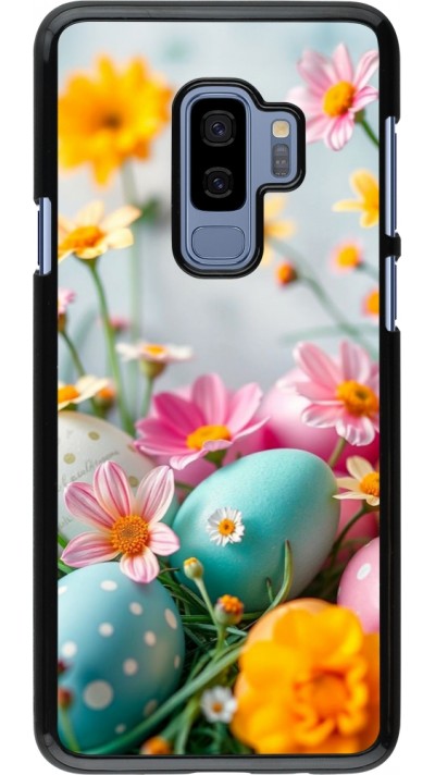Coque Samsung Galaxy S9+ - Easter 2026 Eggs with flowers