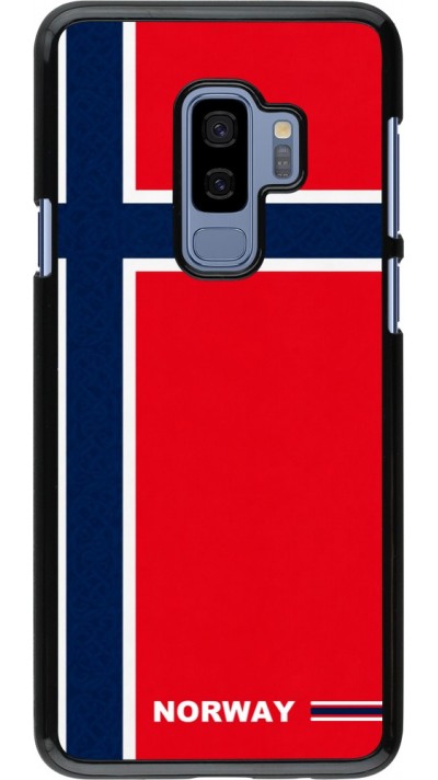 Coque Samsung Galaxy S9+ - Maillot de football Norvège 2026 personnalisable