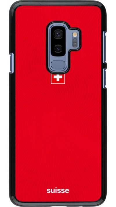 Coque Samsung Galaxy S9+ - Maillot de football Suisse 2026 personnalisable