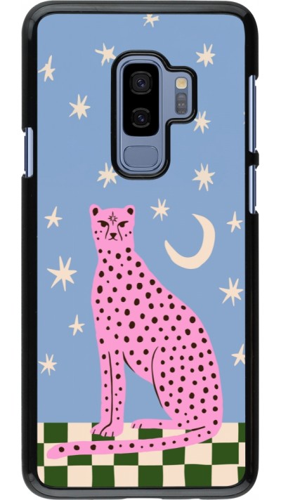 Coque Samsung Galaxy S9+ - Pink leopard with stars 2026