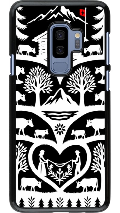 Coque Samsung Galaxy S9+ - Poya Suisse 2 noir