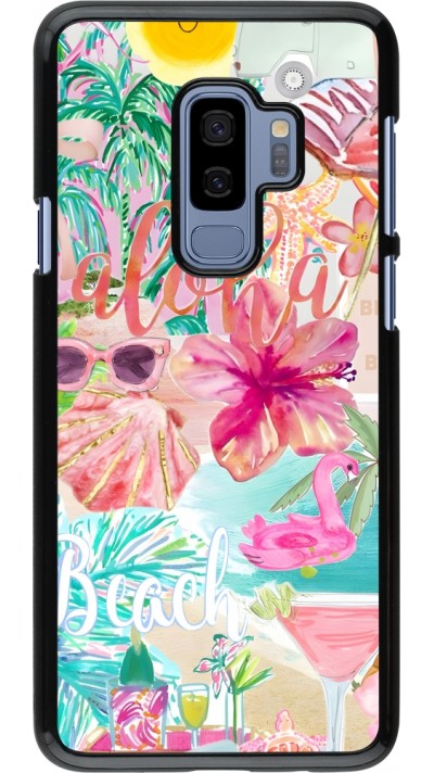 Coque Samsung Galaxy S9+ - Preppy Collage Aloha