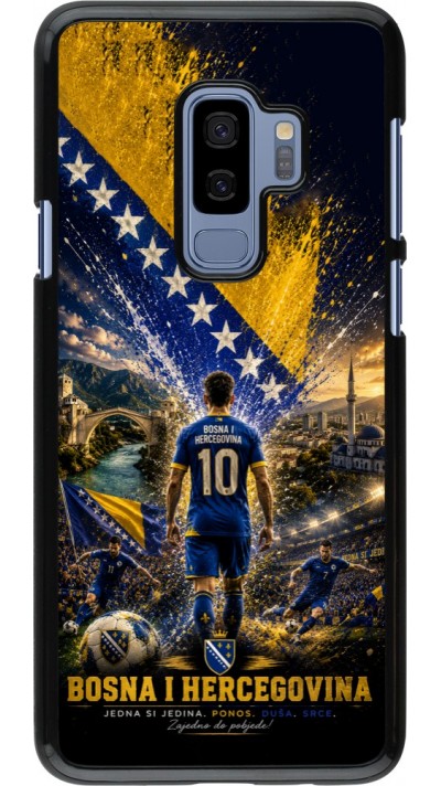 Coque Samsung Galaxy S9+ - Football Bosnie-Herzégovine splash 2026