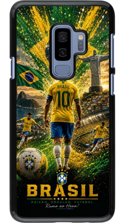 Coque Samsung Galaxy S9+ - Football Brésil splash 2026