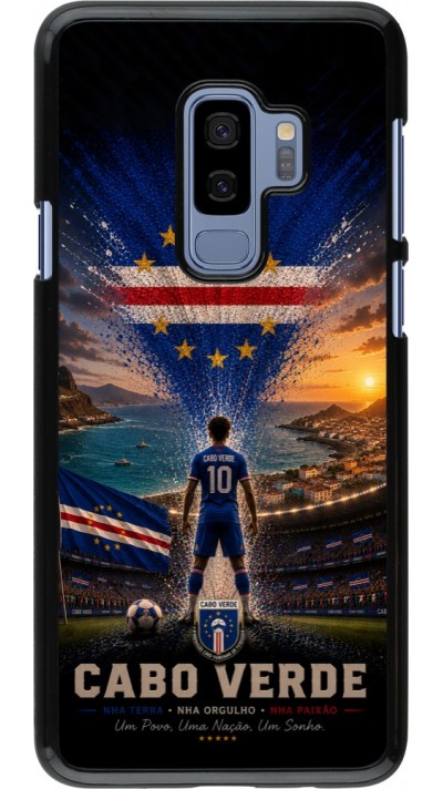 Coque Samsung Galaxy S9+ - Football Cap-Vert splash 2026