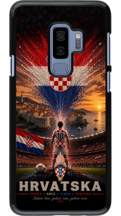 Coque Samsung Galaxy S9+ - Football Croatie splash 2026