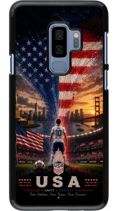 Coque Samsung Galaxy S9+ - Football États-Unis splash 2026
