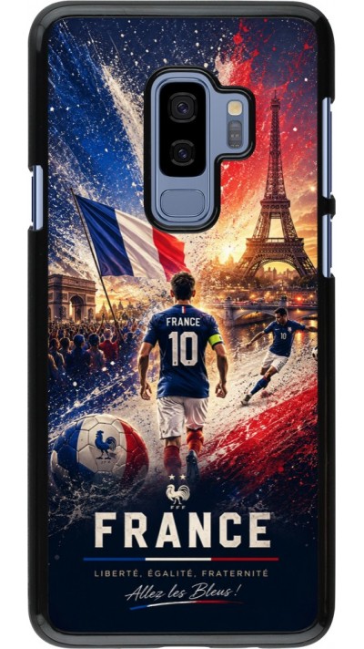 Coque Samsung Galaxy S9+ - Football France splash 2026