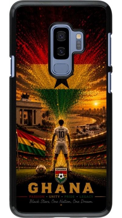 Coque Samsung Galaxy S9+ - Football Ghana splash 2026