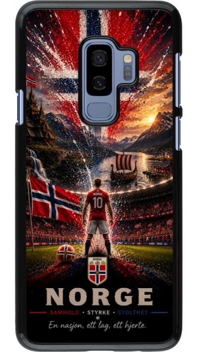 Coque Samsung Galaxy S9+ - Football Norvège splash 2026