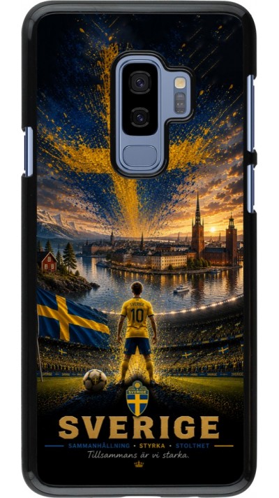 Coque Samsung Galaxy S9+ - Football Suède splash 2026