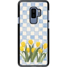 Coque Samsung Galaxy S9+ - Blue vichy tulips 2026