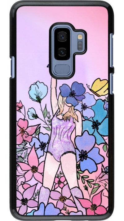 Coque Samsung Galaxy S9+ - Taylor Swift Sketch - Pink