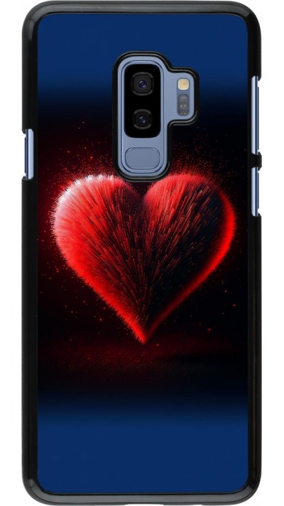 Coque Samsung Galaxy S9+ - Valentine 2025 coeur rouge