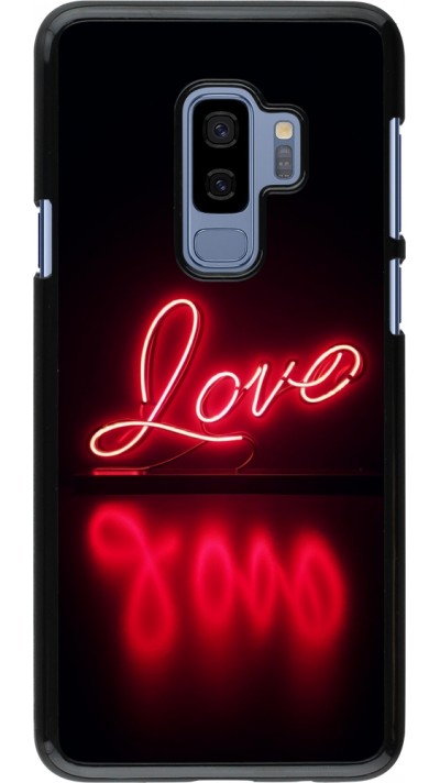 Coque Samsung Galaxy S9+ - Valentine 2025 Neon Love
