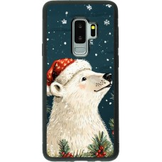 Samsung Galaxy S9+ Case Hülle - Silikon schwarz Christmas 25 Bear