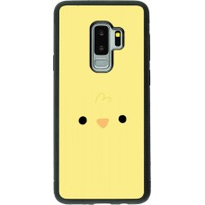 Coque Samsung Galaxy S9+ - Silicone rigide noir Easter 2026 Little chicken