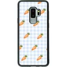 Coque Samsung Galaxy S9+ - Silicone rigide noir Easter 2026 Pattern carrots