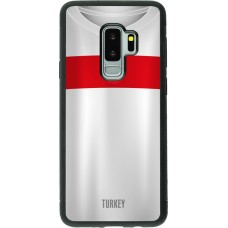 Samsung Galaxy S9+ Case Hülle - Silikon schwarz Türkei personalisierbares Fussballtrikot