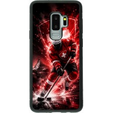 Coque Samsung Galaxy S9+ - Silicone rigide noir Hockey World Championship Player
