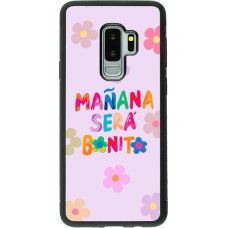 Coque Samsung Galaxy S9+ - Silicone rigide noir Karol G Manana sera bonito